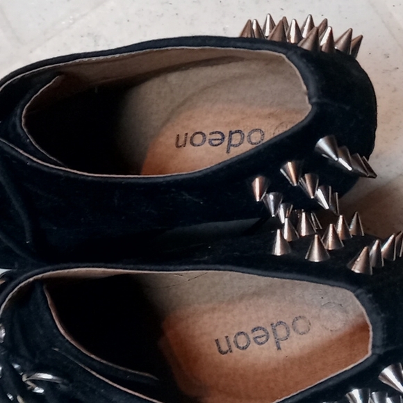 Odeon faux suede spike stud vegan shoes - Picture 5 of 6